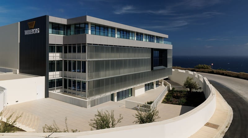 3D rendering of  Trelleborgs Malta facility