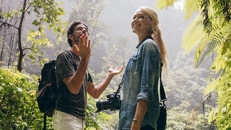 Sustainability - couple-in-forest