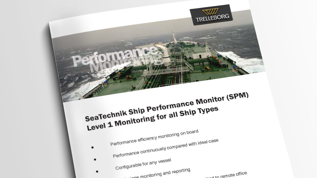 Vessel Performance Graphs Ship Performance Monitoring - Trelleborg Marine Systems | Marine-and ...